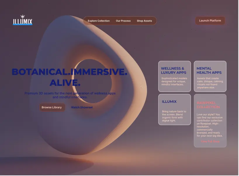 Illumix before redesign