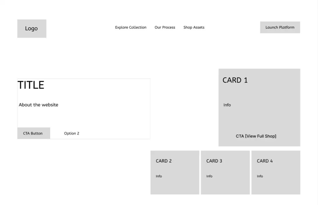 Illumix wireframe